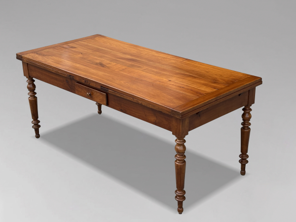 SOLD/19TH CENTURY FRENCH FRUITWOOD FARMHOUSE DINING TABLE, C1860
