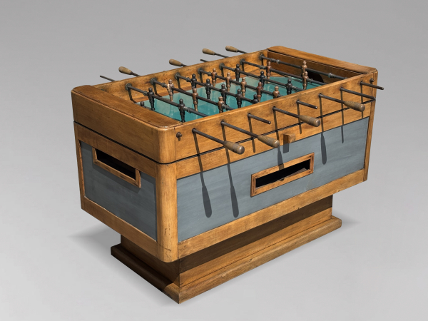SOLD/20TH CENTURY ART DECO FRENCH BABYFOOT FOOTBALL TABLE